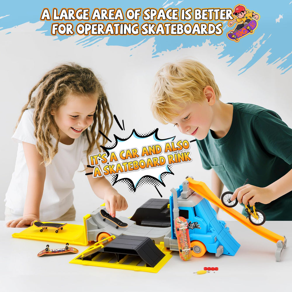Hestiasko ramps and rails set enhances grinding and sliding play.