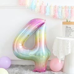 Heukikt pink heart balloon brings a charming touch to unicorn celebrations.