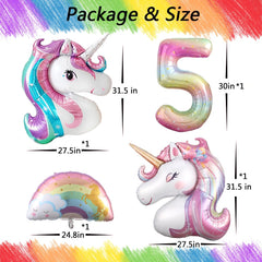 Heukikt unicorn closed-eyed balloon adds whimsy to baby showers