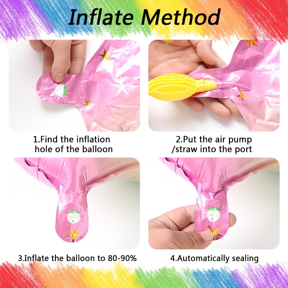 Heukikt unicorn round balloon adds playful focal point