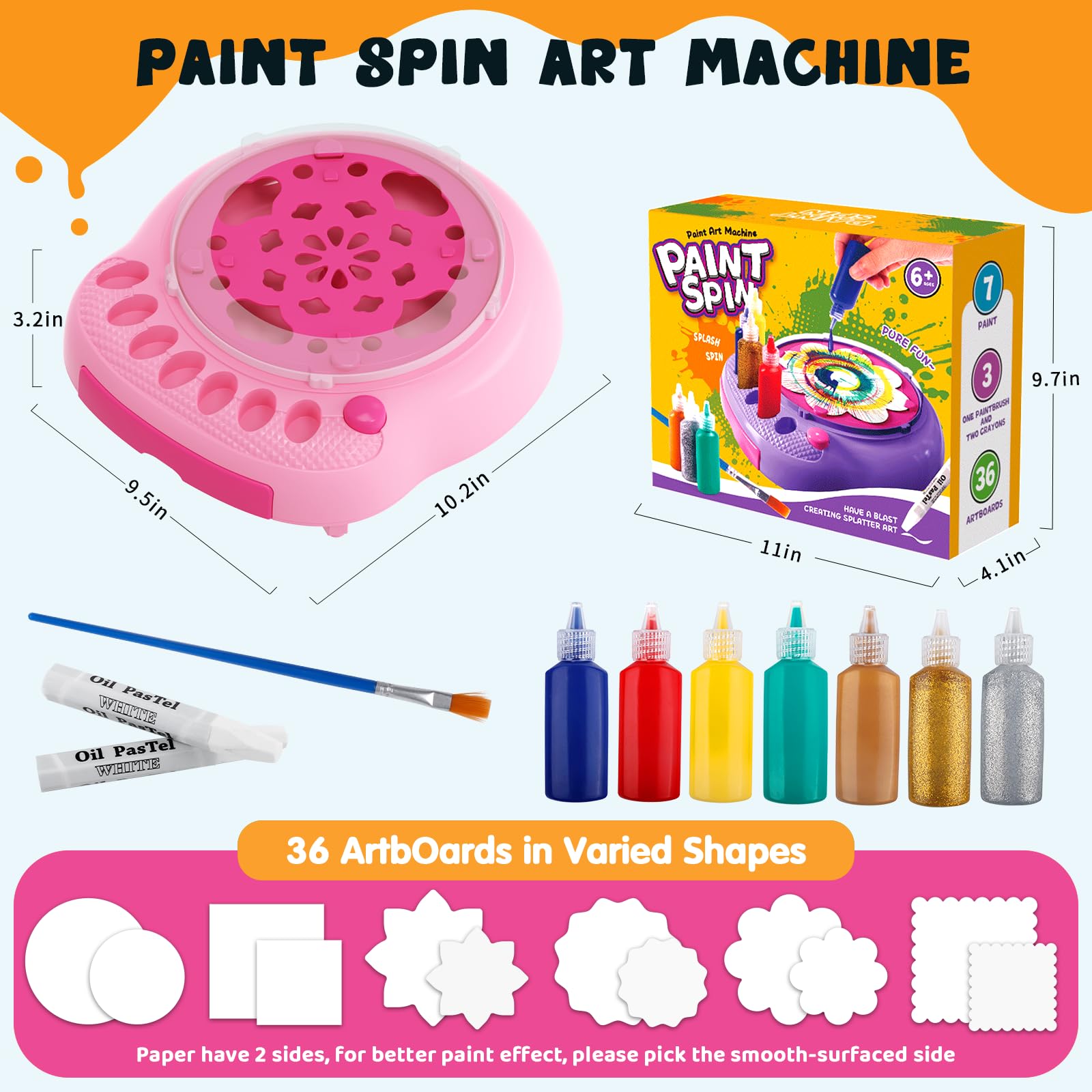 Hewaurorion non-toxic washable paints and artboards for safe creativity.