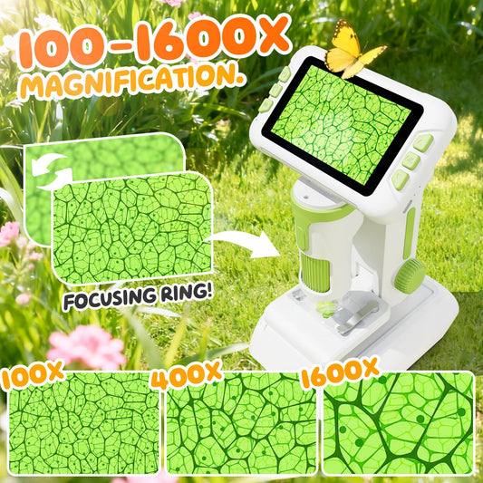 HEWEIMEI 4-inch screen live view for bright real-time observations