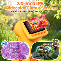 HEWEIMEI camera 48MP 1080P captures vivid microscopic images and videos.