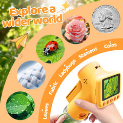 HEWEIMEI six LED lights provide bright, adjustable illumination in low light.