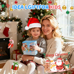 HEWEIMEI video walkie talkies for kids in gift-ready packaging, great for birthdays.