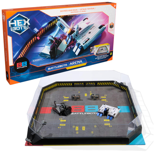 HEX BOTS BattleBots arena interior ready for in-home battles.
