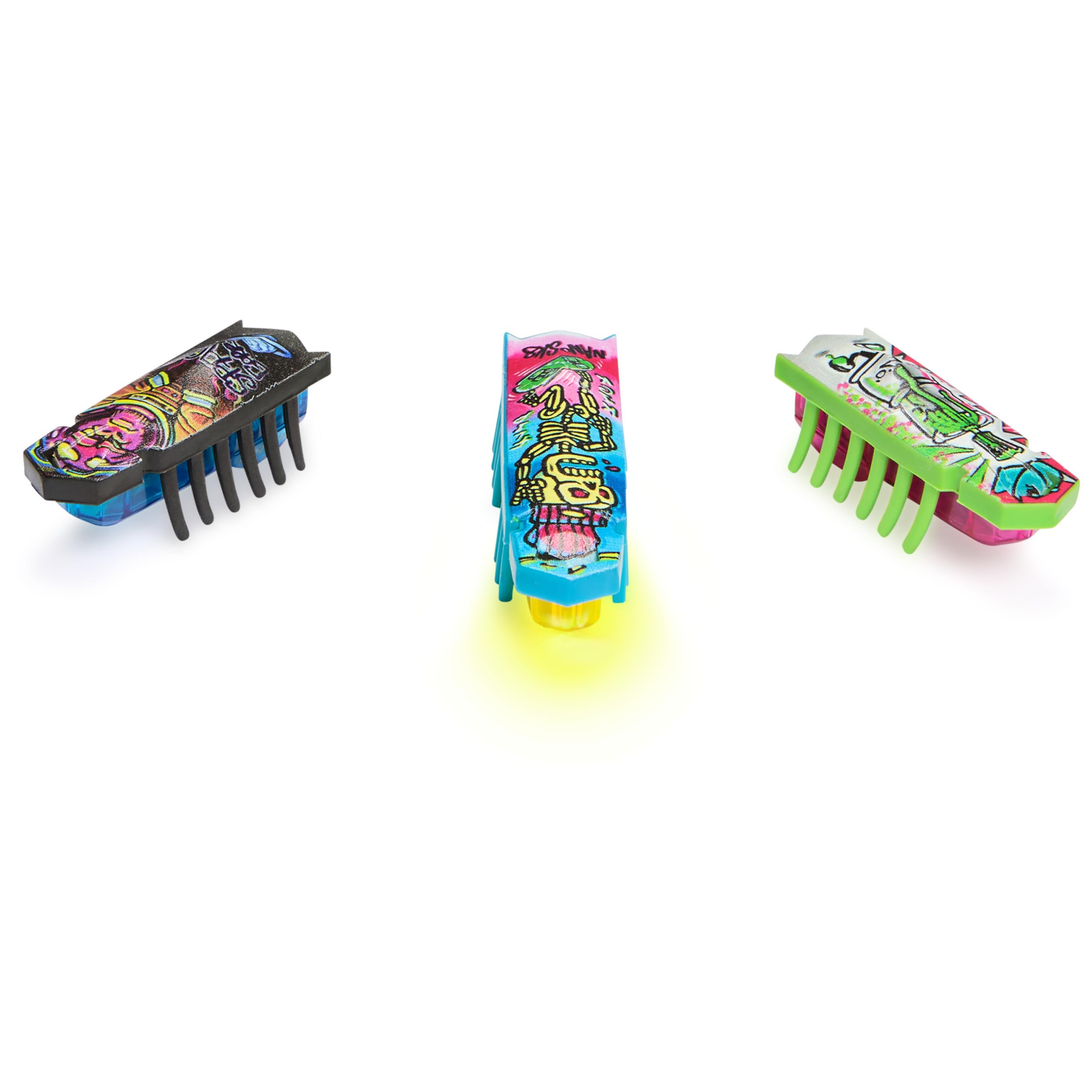 HEX BOTS Nano Land Light-Up Designs engage visual play at night
