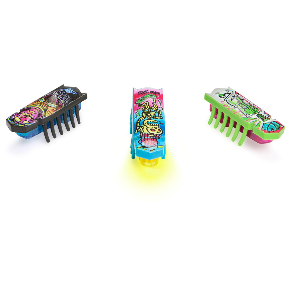 HEX BOTS Nano Land Light-Up Designs engage visual play at night