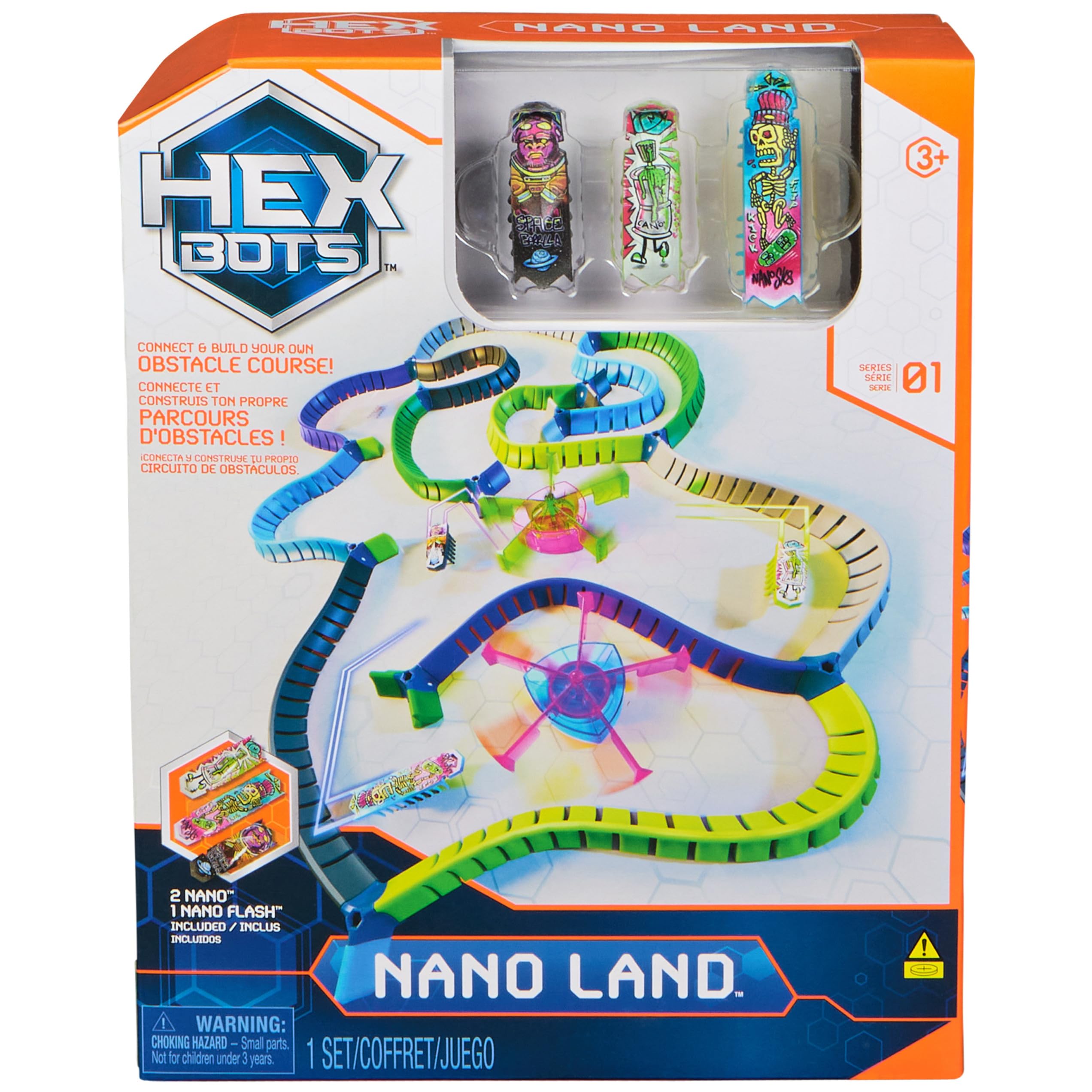 HEX BOTS Nano Land Playset Build expands layouts and collections