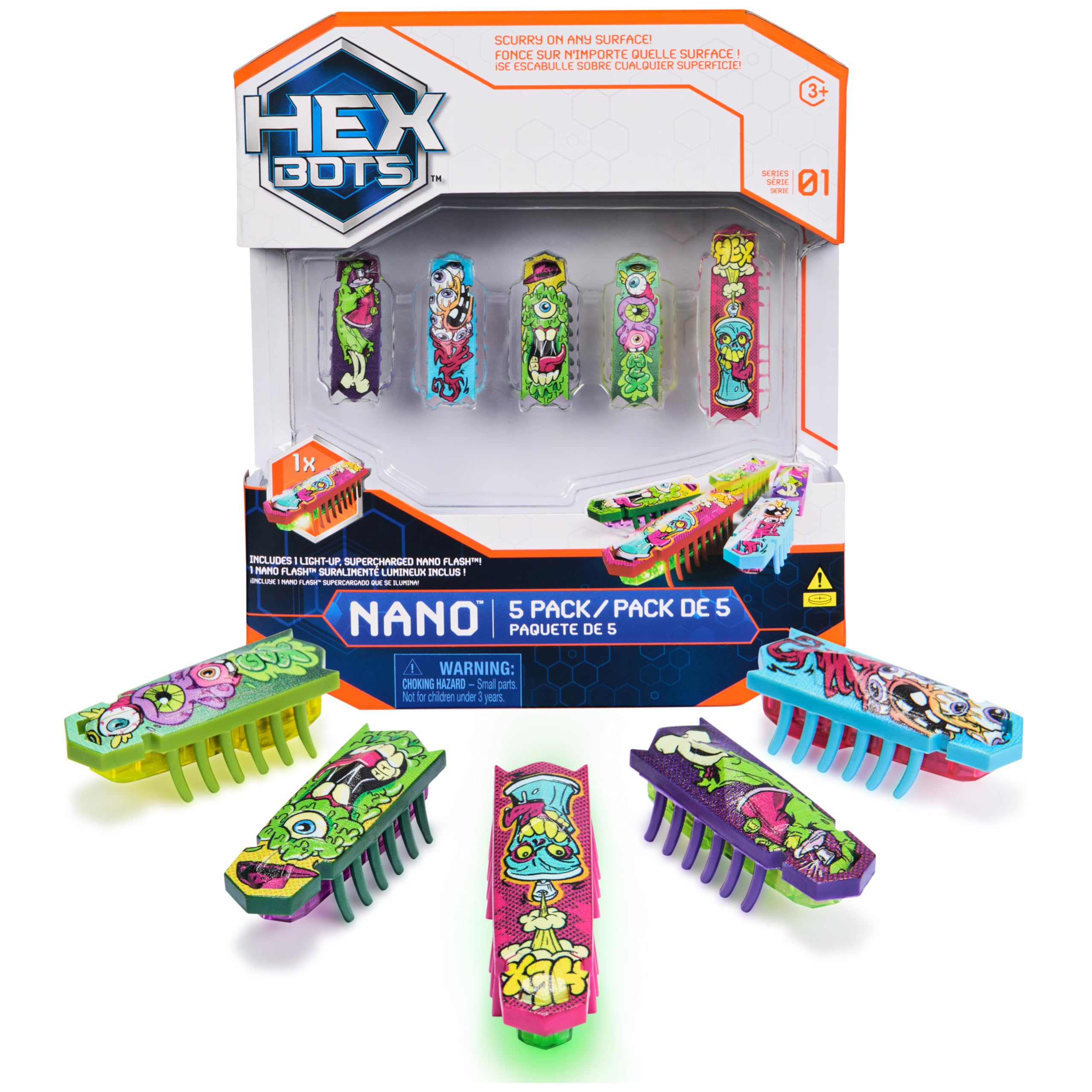 HEX BOTS Nano playground track setup for creative exploration