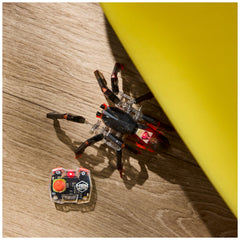 HEX BOTS Tarantula rechargeable batteries power long sessions.