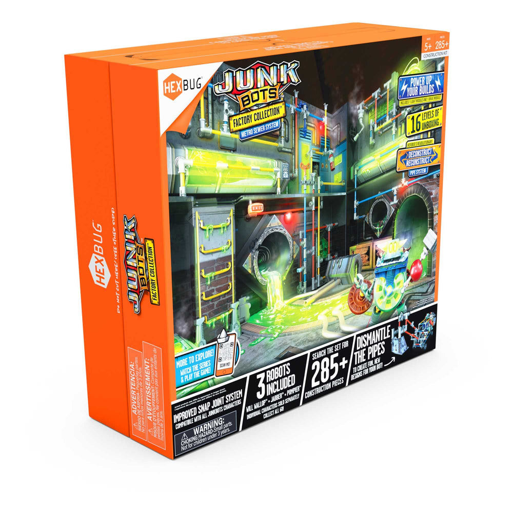 HEXBUG JUNKBOTS collectible characters expand the robot lineup for play.