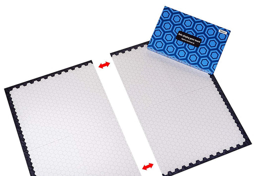 Hexers XL board squares side highlights precise movement with 1 inch grid