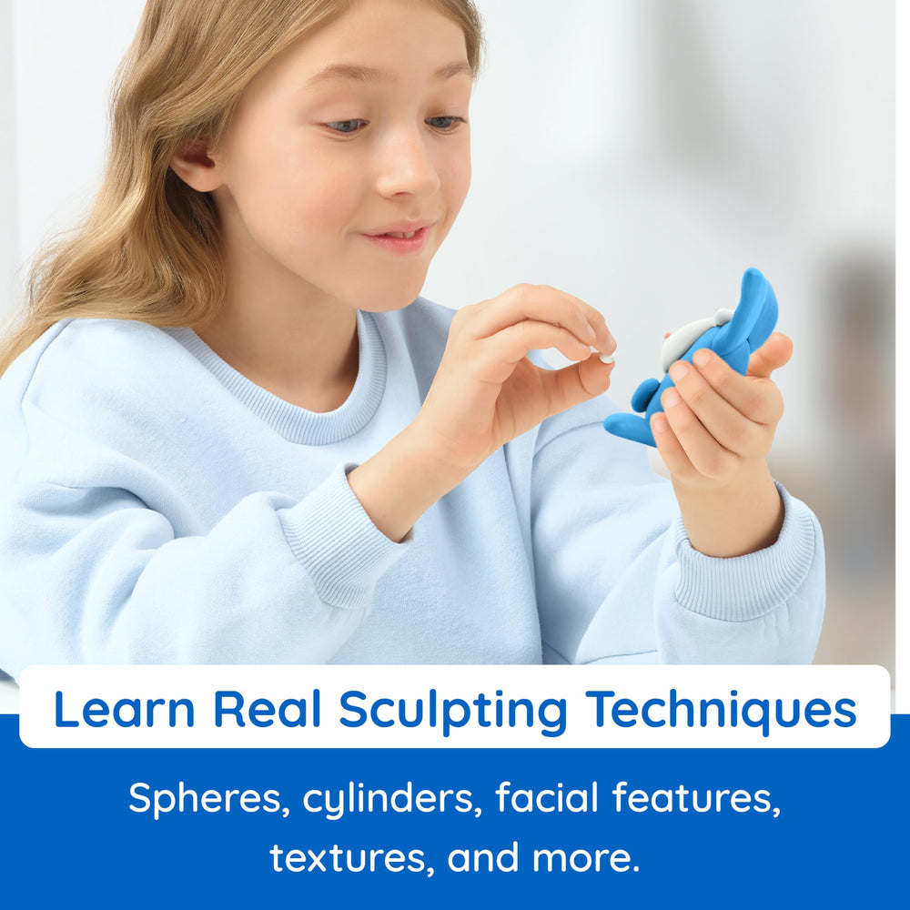 Hey Clay Elephant figure, kid-friendly sculpting with quick-dry clay.