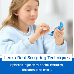 Hey Clay Elephant figure, kid-friendly sculpting with quick-dry clay.