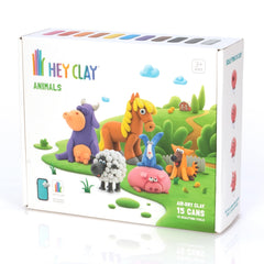 Hey Clay Piggy figure for kids, easy air-dry clay craft to spark creativity.