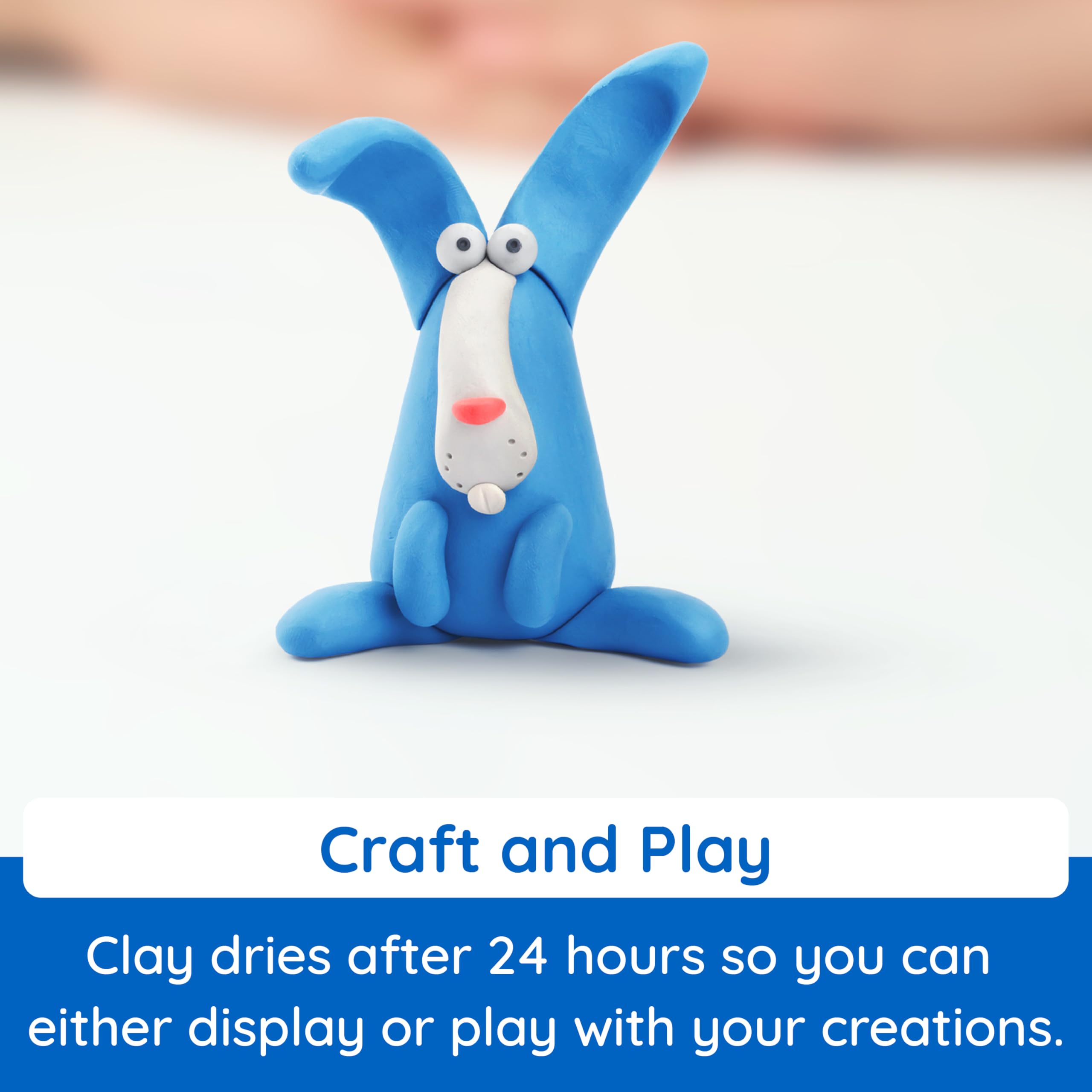 Hey Clay Tools set and clay, essential for shaping and detailing projects.