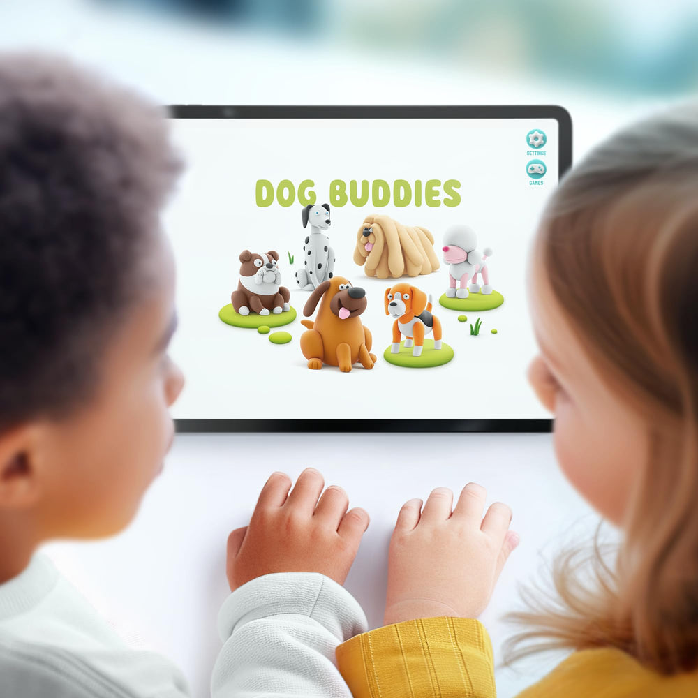 HEY CLAY Dog Buddies six-dogs set ready for group crafts