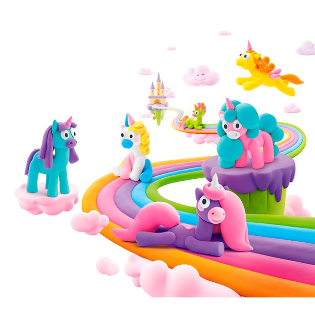 Hey Clay Unicorns app guide provides 3D instructions for easy sculpting projects.