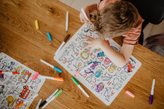 HeyDoodle A3-sized mat designed for learning and creativity