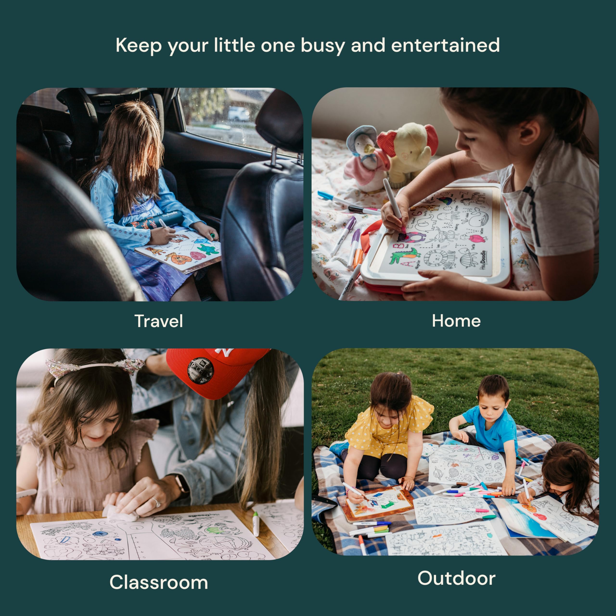 HeyDoodle color play encouraging imagination and early literacy at home