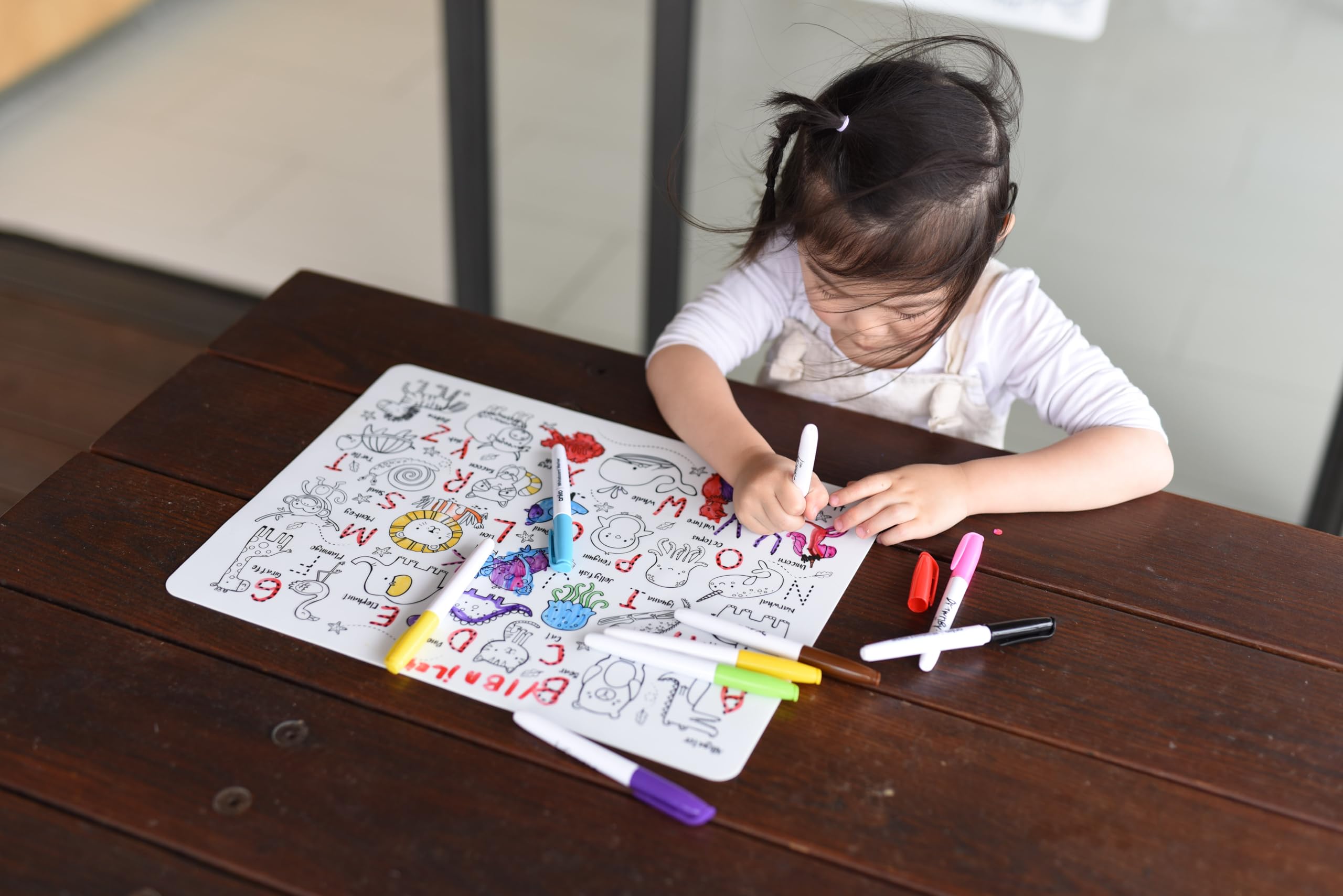 HeyDoodle debossed outlines aiding tracing and fine motor practice