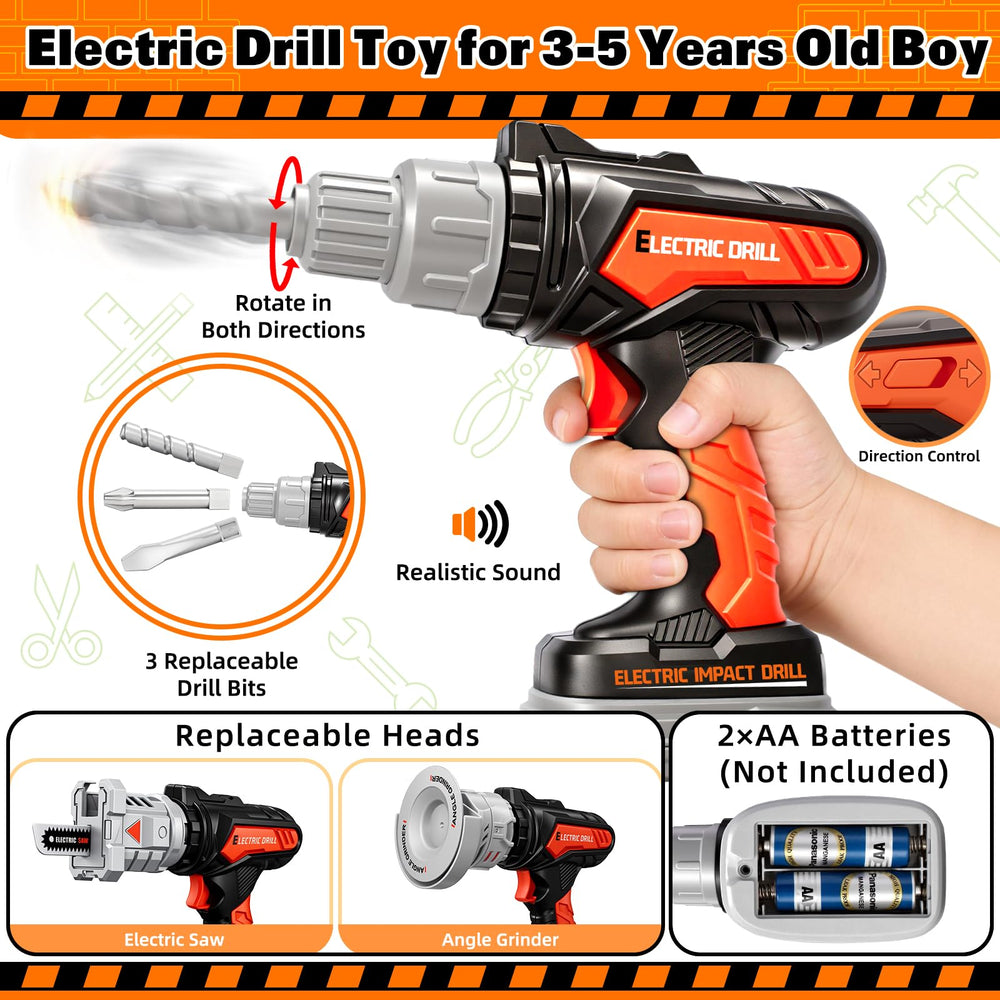 heygelo 50pcs tool set chainsaw head adds dramatic role-play realism and active engagement