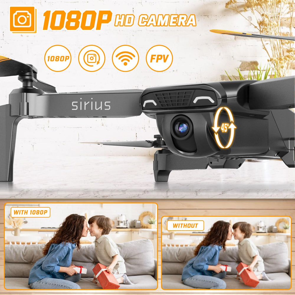 Heygelo Raven S90 1080p camera adjustable for clear aerial shots