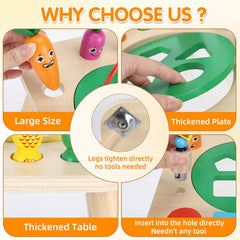 HEYLANDU activity table bead maze boosts hand-eye coordination and exploration.