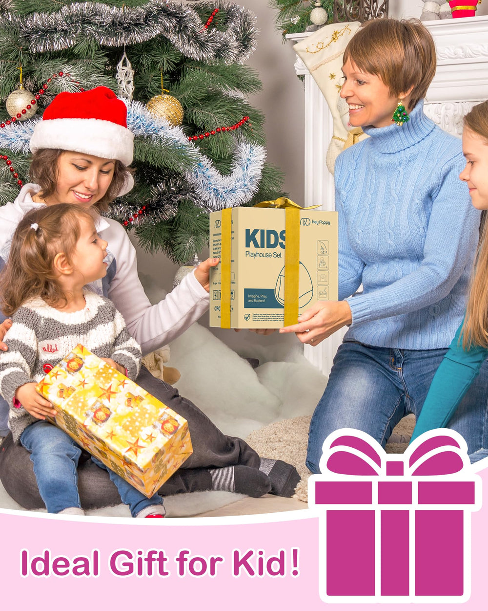 Heypappy Kids Pretend Play Indoor-Outdoor, supports imaginative games anywhere.