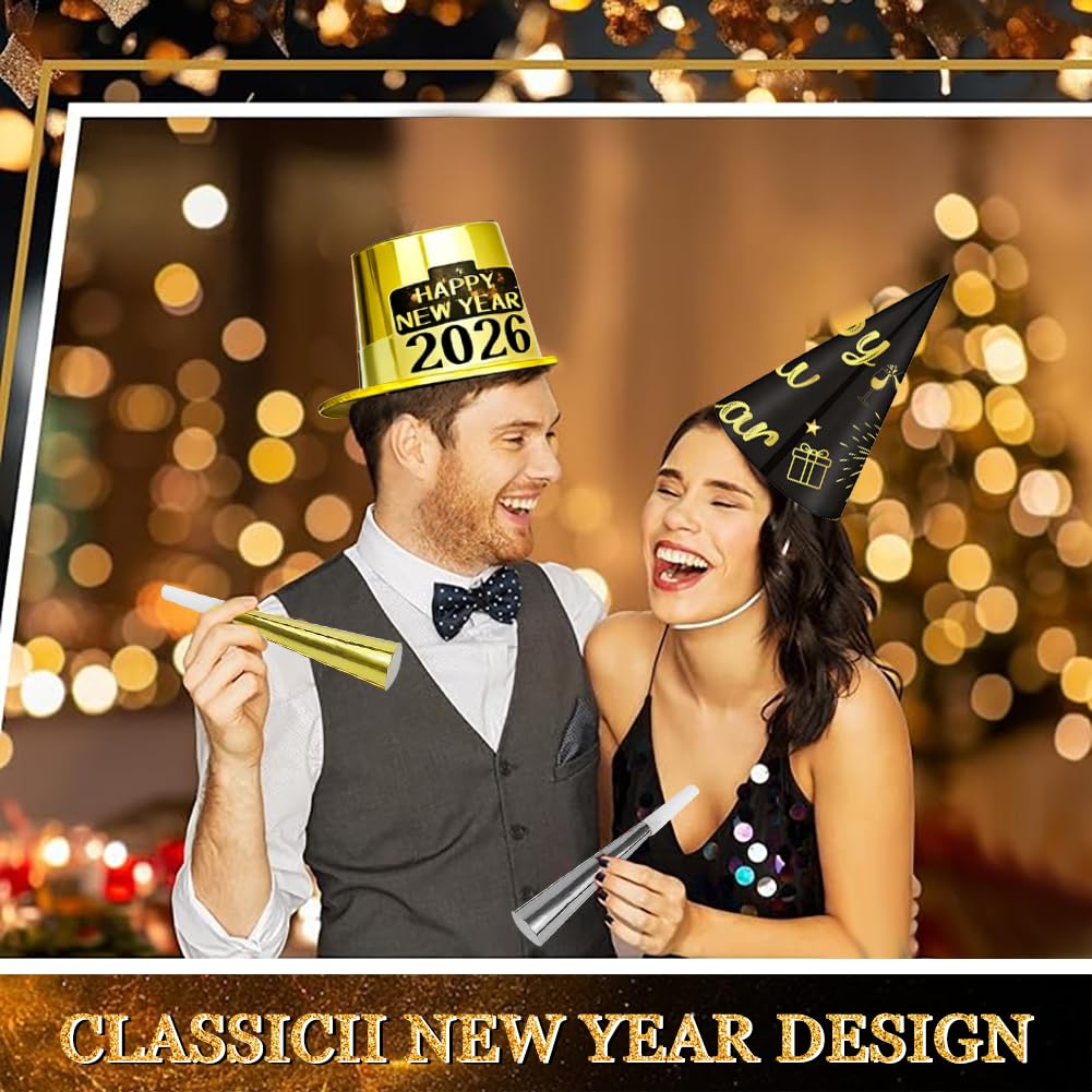 HEYPRIIL classic black-silver-gold NYE design enhances the party mood