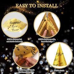HEYPRIIL premium card stock and plastic ensure durable party wear