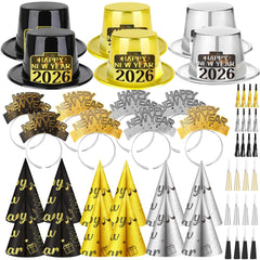 HEYPRIIL upgraded New Year's Eve hats add festive color for a lively countdown