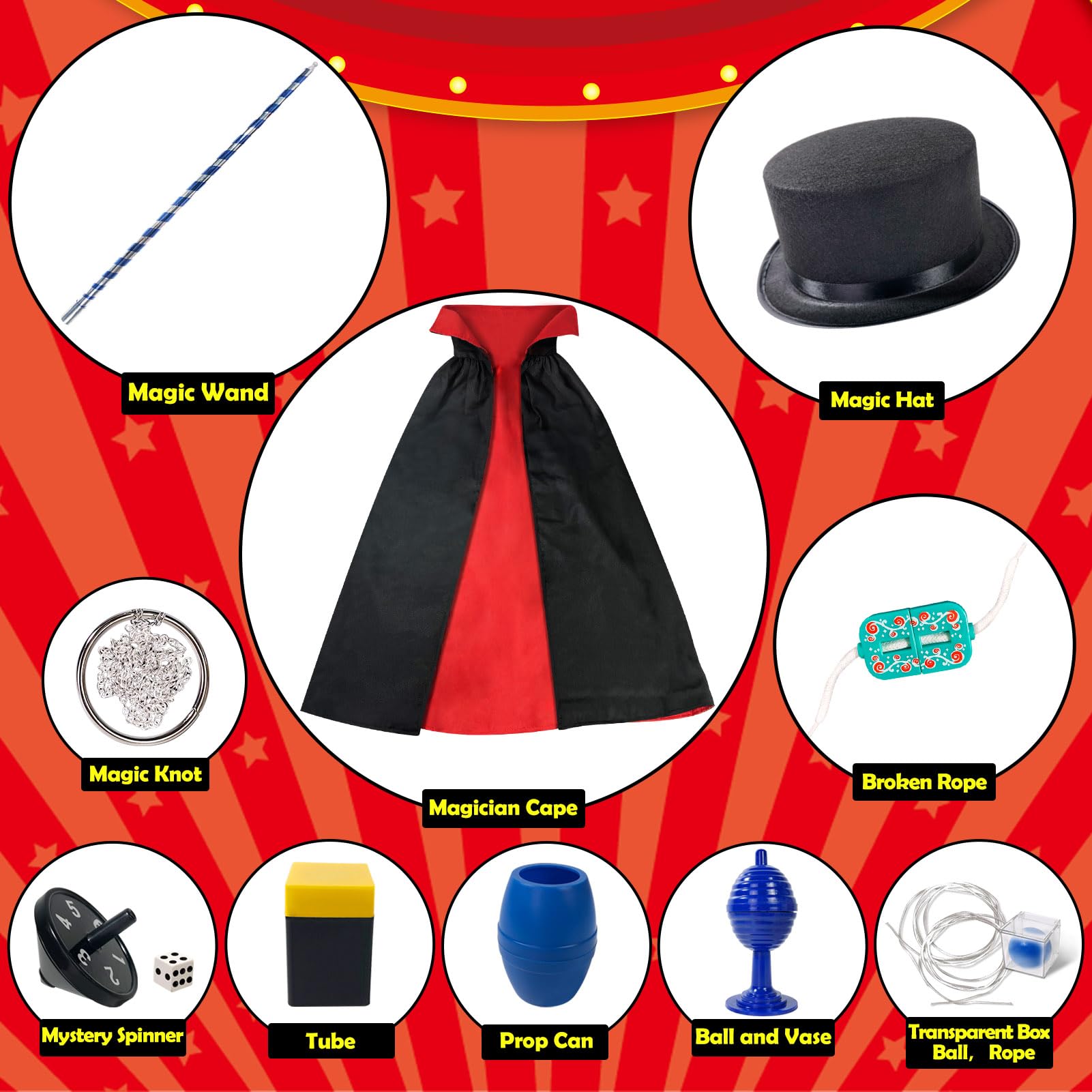 Heyzeibo Magic Kit dress-up play time encourages imagination