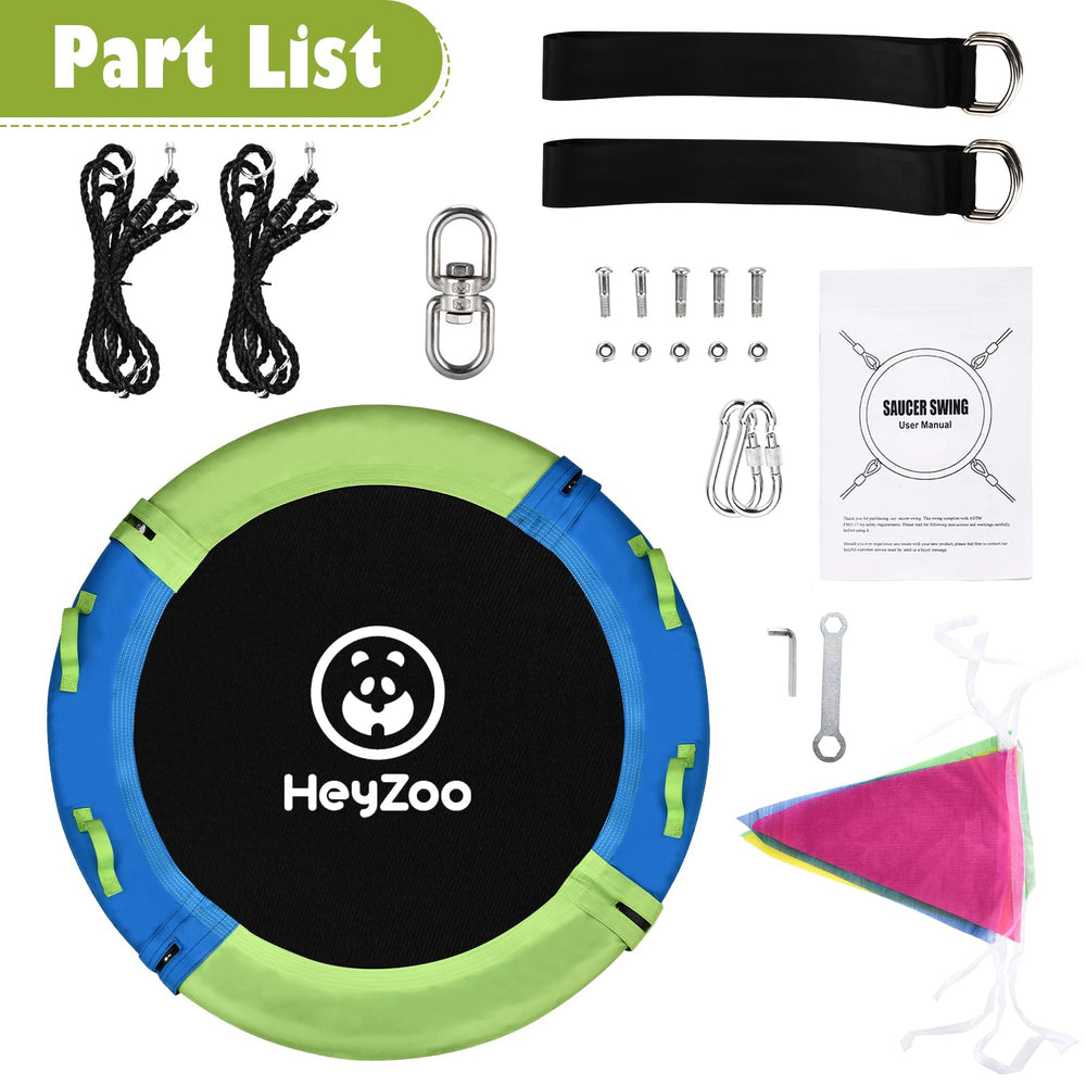 HeyZoo easy installation kit supports quick setup in the yard