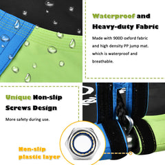 HeyZoo heavy-duty hanging straps provide sturdy installation