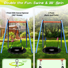 HeyZoo hanging rope system delivers reliable support with heavy-duty straps.