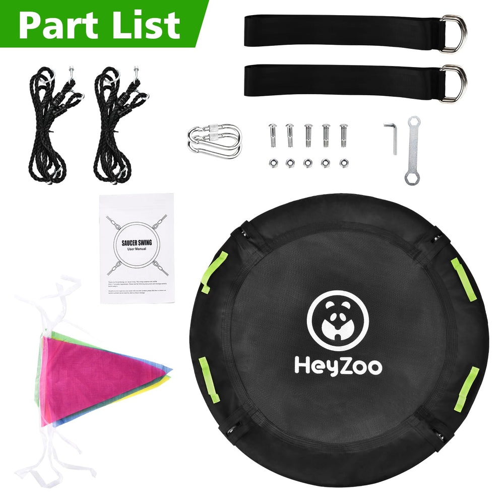 HeyZoo included hardware and assembly tips for quick setup
