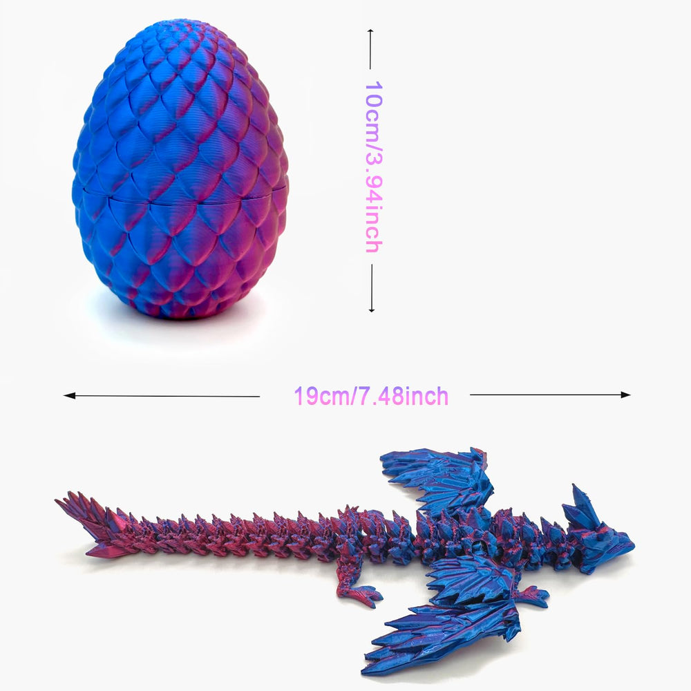 HEZUJ dragon egg serves as a playful fidget toy for focus.