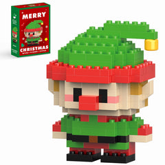 HGCYCF Christmas Elf Building Blocks Set for assembly fun with family