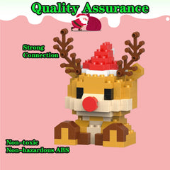 HGCYCF detailed reindeer with holiday décor sparks creative storytelling during play