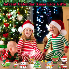 HGCYCF family playtime with festive blocks, encourages collaborative building.