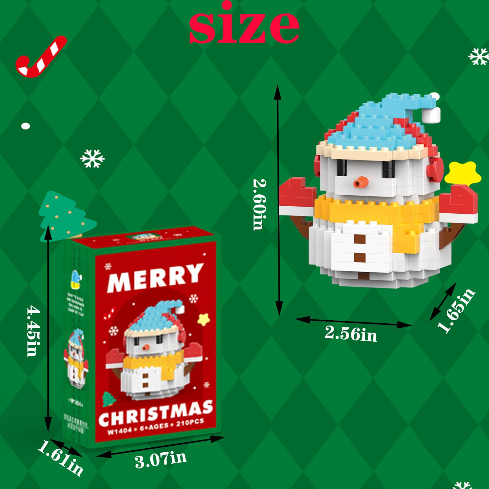 HGCYCF Gift packaging blocks ideal for Christmas surprises.