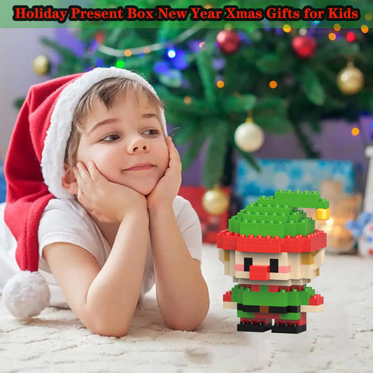 HGCYCF Elf figures compatible with Lego Advent Calendar for creative scenes