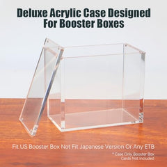 HgiVroskelia booster box case top-loading design for easy access and display