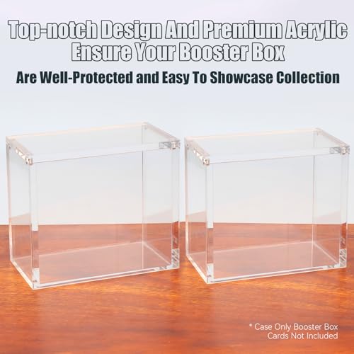 HgiVroskelia booster box case UV-dust-protection helps preserve color and shield from dust