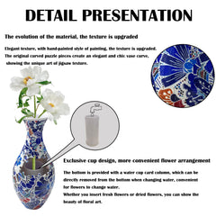 HHSME 3D puzzle vase decor enhances any room ambience.
