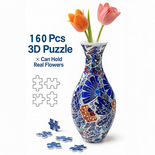 HHSME 3D Puzzle Vase gift concept, a creative present for housewarmings.