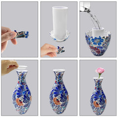 HHSME 3D vase relaxing DIY activity for mindful creativity.