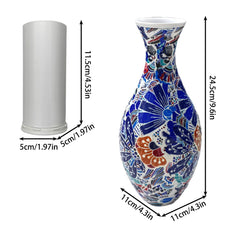 HHSME puzzle planter holds water; suitable for real or artificial blooms.